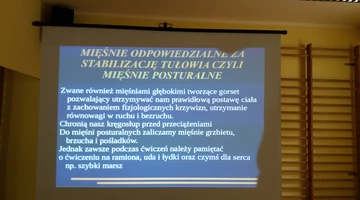 Seminarium nt. prawidłowej postawy  - 17.05.2019